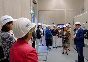 FiM Schwerin besichtigt den WEMAG Batteriespeicher